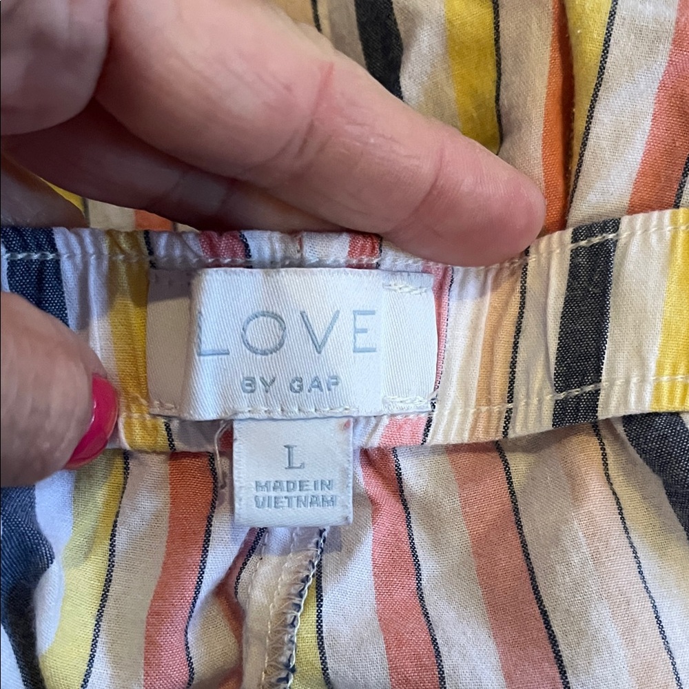 GAP Multicolor Striped pajama pants - Picture 2 of 2